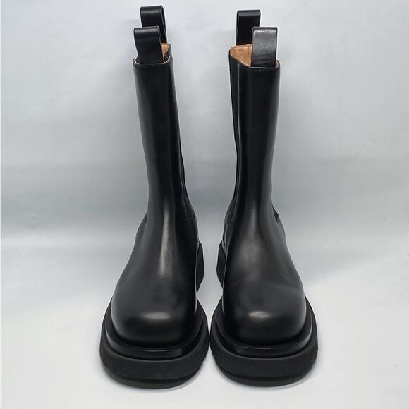 Bottega Veneta Lug Sole Leather Chelsea Boots size 38.5 - Picture 4 of 13